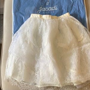 Authentic jacadi girls skirt